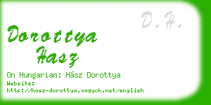 dorottya hasz business card